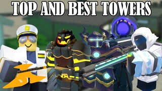 TDS using the TOP and BEST towers | ROBLOX