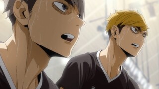 [Haikyuu!/Miyaji and Miya Yuu] The twins' fast break is exactly the same!