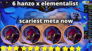 UNLIMITED HANZO SPAWN WITH NECROKEEP ELEMENTALIST NEW SCARRY META | MLBB MAGIC CHESS BEST SYNERGY