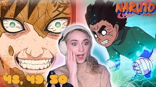 THIS BATTLE IS GOD TIER - Rock Lee vs. Gaara (NARUTO REACTION) Episodes 48, 49, & 50