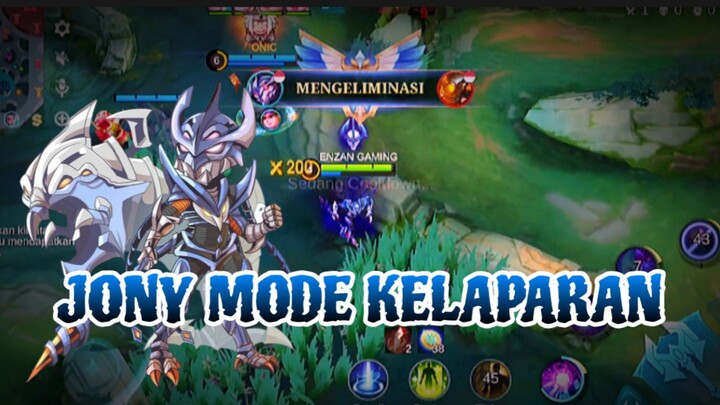 JONY MODE KELAPARAN