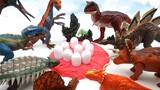 Who's Dinosaur Eggs? 10 Dinosaur Eggs Is Hatching - Jurassic World Dinosaurs  공룡알 부화 놀이