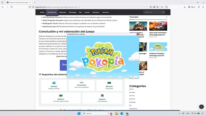 Pokémon Pokopia | Descargar para PC
