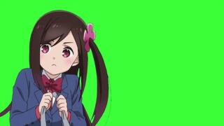 Weekly Anime Greenscreens #3 ( Senko-san,Lucy,Bocchi,Saki )