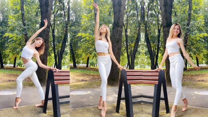 فتاة الجمباز الروسية تستمتع بتجربة الباليه بشكل غامر—جمال الوقوف على أطراف الأصابع