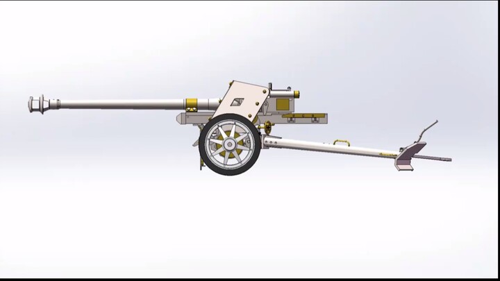 PAK40 prototype gun under construction