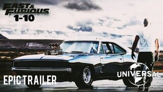 Full Throttle: Fast and Furious 1-10 Epic Trailer | TMConcept Official Concept Version