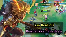 Sun Kembali Membalikkan Keadaan