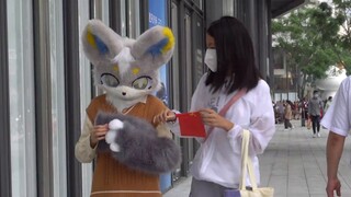 FURRY】Wow, banyak rambut~, 2022.10.1 ISPmini hari 1 potong rambut di Longhu Binjiang Tianjie, Chengd