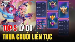 Top 5 Lý Do Khiến Bạn XÓA GAME Liên Quân vì Rank Quá Nát - Trải Nghiệm Game