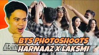 ATEBANG REACTION | PUTERI INDONESIA 2022 BTS PHOTOSHOOTS HARNAAZ SANDHU AND LAKSMI SUARDANA