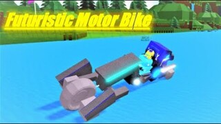 [Micro block] Futuristic motor bike speedbuild [Roblox Build a Boat for Treasure] Episode #4