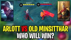 New Hero Arlott Vs Old Minsitthar - MLBB