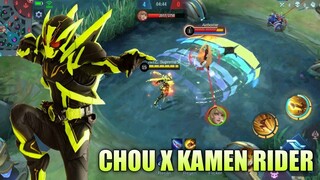 CHOU X KAMEN RIDER ZERO ONE SKIN SCRIPT FULL EFFECTS NO PASSWORD - MOBILE LEGENDS