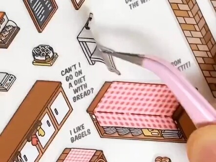 "2D Sticker Cottage"