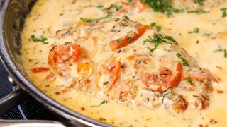 Dada ayam rebus keju krim, penampilan dan rasanya benar-benar sepadan dengan kerumitannya