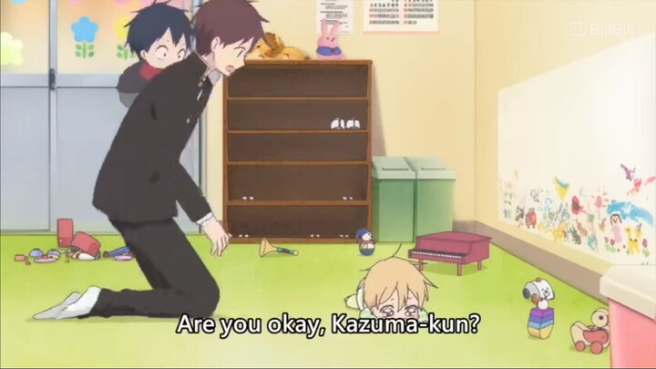 Highschool Babysitter Takuma and Kazuma cutie