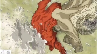 A girl jumped off a building to commit suicide, but when she landed, there wasn't a single drop of b