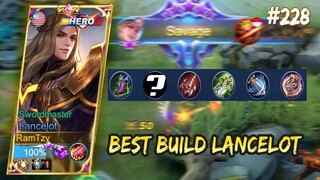 NEW BUILD TOP GLOBAL LANCELOT 🔥 | LANCELOT GAMEPLAY #228 | MOBILE LEGENDS BANG BANG