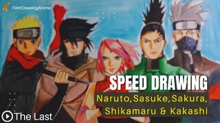 Speed Drawing NARUTO and Friend [PART2 Line Art]