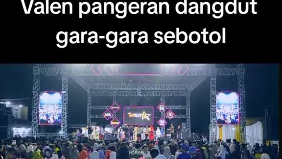 konser Valen terbaru gara-gara sebotol