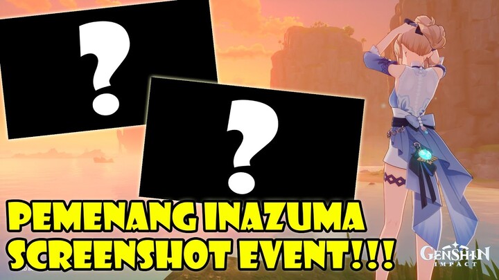 PEMENANG EVENT SCREENSHOT INAZUMA - Genshin Impact
