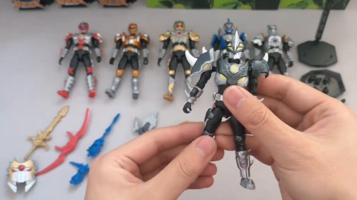 [Five Armor Warriors Gathered!] 114 got a full set of Armor Warrior Armored Dolls~ Unboxing Review S
