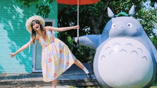 Super anime-style guest girl transformation ❗ I took a photo of Miyazaki Hayao's summer My Neighbor 