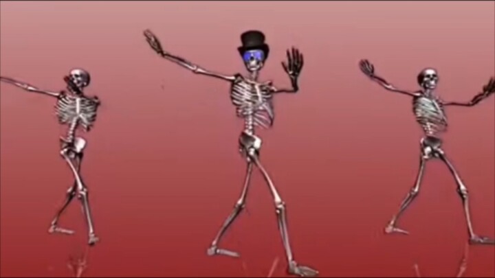 Mysterious dancing skeleton video ☠️☠️☠️