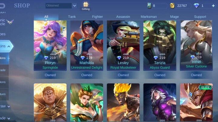 flexing my poor skins