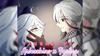 [TIME LAPSE] SPEED DRAWING ARLEFURI | FANART | GENSHIN
