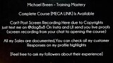 Michael Breen Course Training Mastery download