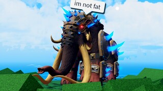 I maxed the New Mammoth Fruit.. (Blox Fruits)