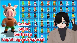 Gacha 6000 berharap dapet Legendaris / spesial l StumbleGuys