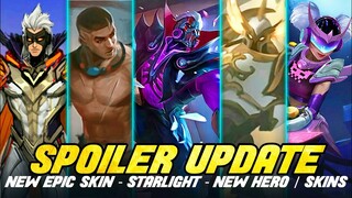 NEXT UPDATE! New EPIC SKIN - Next STARLIGHT SKIN - New HERO | Mobile Legends #What'sNEXT Eps.23