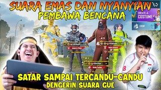 SUARA EMAS & LAGU PEMBAWA BENCANA!!! SATAR SAMPE TERCANDU-CANDU DENGAR SUARA GUE NGHAH | PUBG Mobile