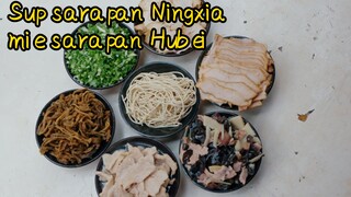Sup sarapan Ningxia+mie sarapan Hubei
