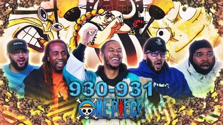 QUEEN CHALLENGES LUFFY! One Piece Eps 930/931 Reaction