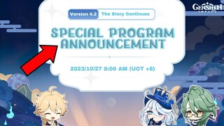 CONFIRMED!! Version 4.2 SPECIAL PROGRAM and 300 Primogems Codes - Genshin Impact