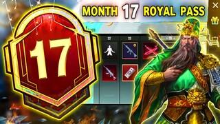 OMG 😍 MONTH 17 ROYAL PASS // M17 ROYAL PASS PUBG MOBILE ( M17 ROYAL PASS )