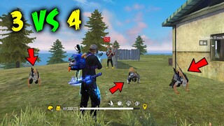 Funny Three Vs Squad Ajjubhai, Romeo and Munnabhai Best Gameplay - Garena Free Fire- Total Gaming