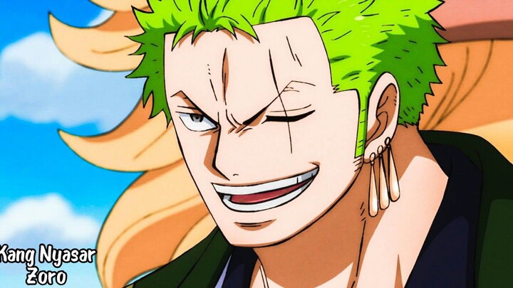 MOMEN ZORO SALAH NAIK KAPAL || DRAW ZORO ONE PIECE