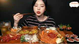 Gỏi bò sống, mì lạnh trộn, bánh xèo thịt phần 3 #anngonmoingay