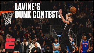 Zach LaVine wins 2015 & 2016 NBA Slam Dunk Contests | NBA All-Star Highlights