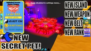 NEW SECRET PET CHAOS-TITAN! NEW UPDATES! - NINJA LEGENDS