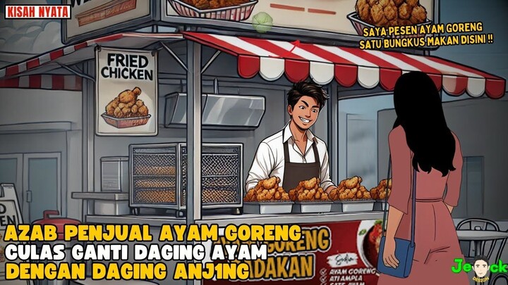 AZAB PENJUAL AYAM GORENG CULAS GANTI DAGING AYAM DENGAN DAGING ANJG  SINETRO