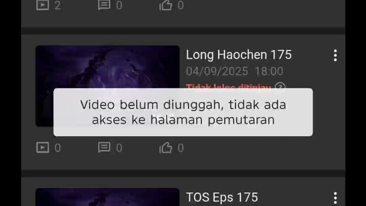 maap guys TOS kena take down lagi