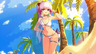 [ เก็นชินโอมแพกต์ 60fps] Late Summer Swimwear