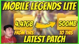 NEW!! DATA ML LITE 500MB FULL EVENT LATEST PATCH MOBILE LEGENDS 2022