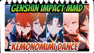 Genshin Impact|[MMD]Kemonomimi|Please don't hide that fiery gaze -PLAY